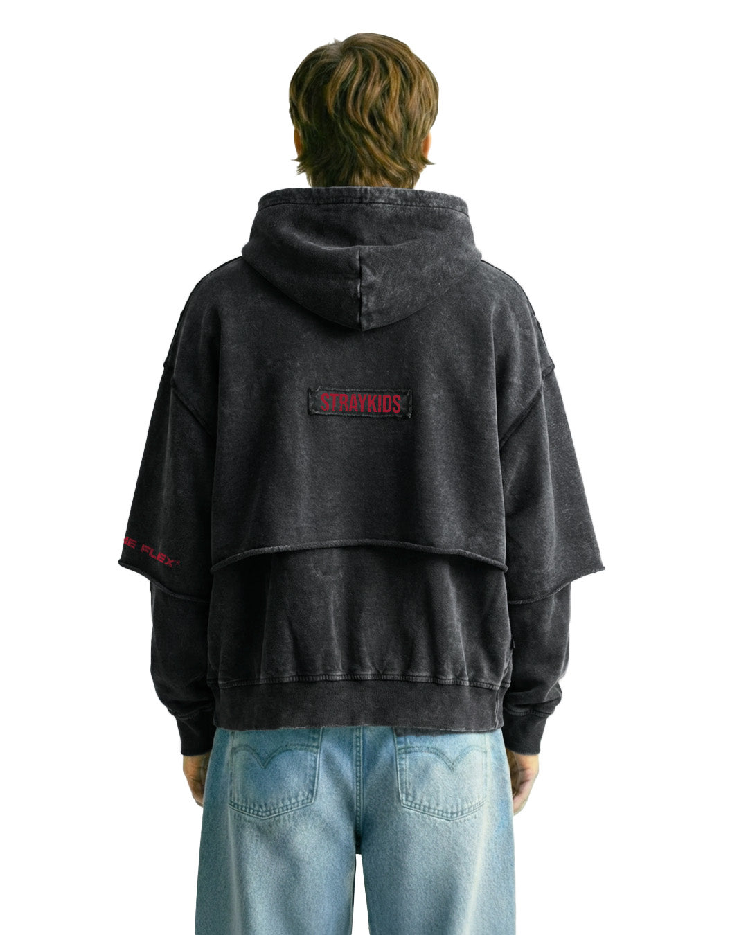 WildFlex Bad Land Oversized Double Layer Hoodie