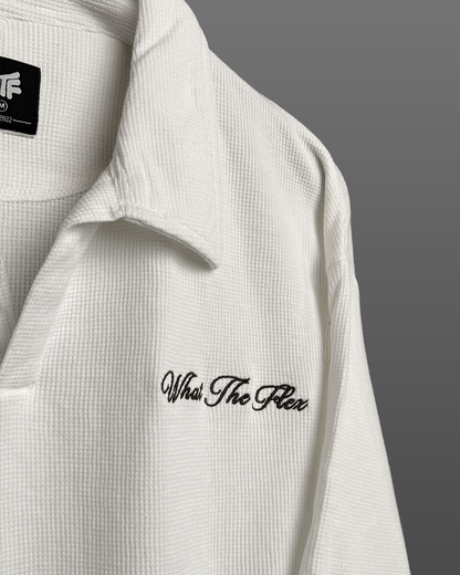 WildFlex Off White Luxury Cotton Polo