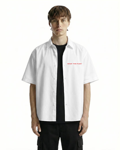 WildFlex Premium Hate War Half Sleeve Cotton Shirt for Men
