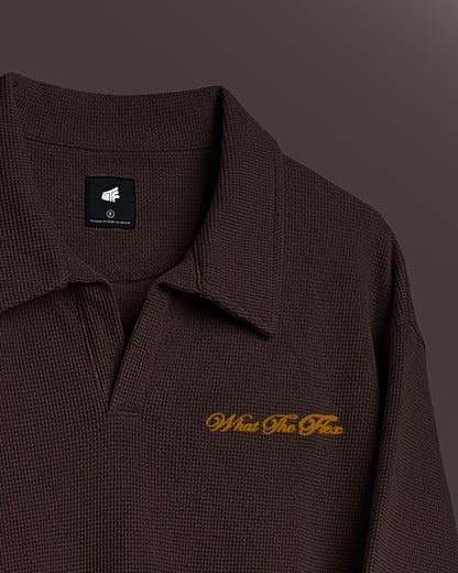WildFlex Dark Brown Classic Polo T-Shirt